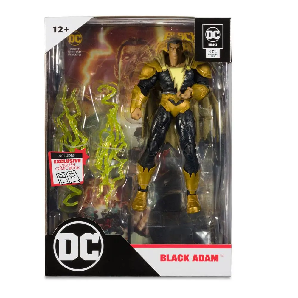 DC Black Adam Page Punchers Figurina de Acțiune Black Adam 18 cm poza produsului