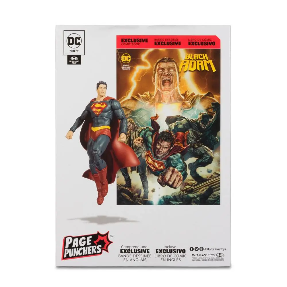 Figurină de acțiune DC Black Adam Page Punchers Superman 18 cm poza produsului