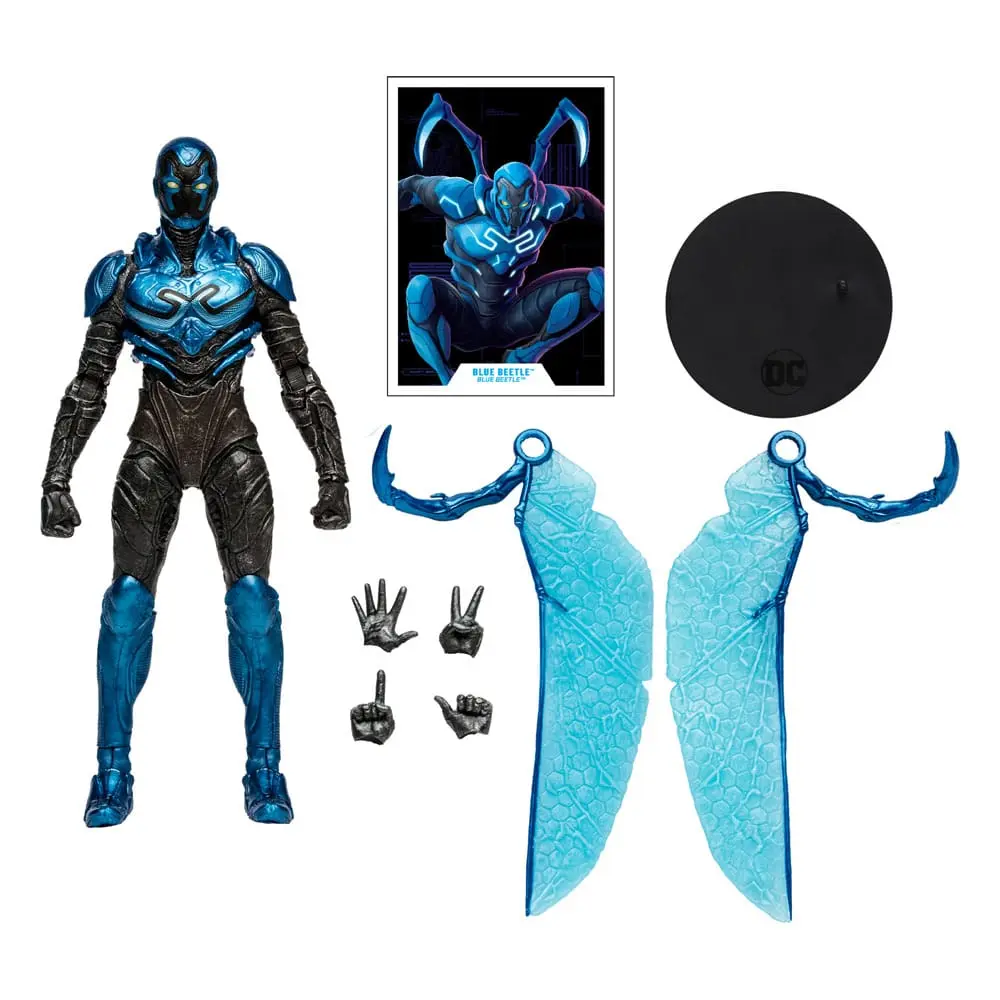 DC Blue Beetle figurina de actiune Blue Beetle (Battle Mode) 18 cm poza produsului