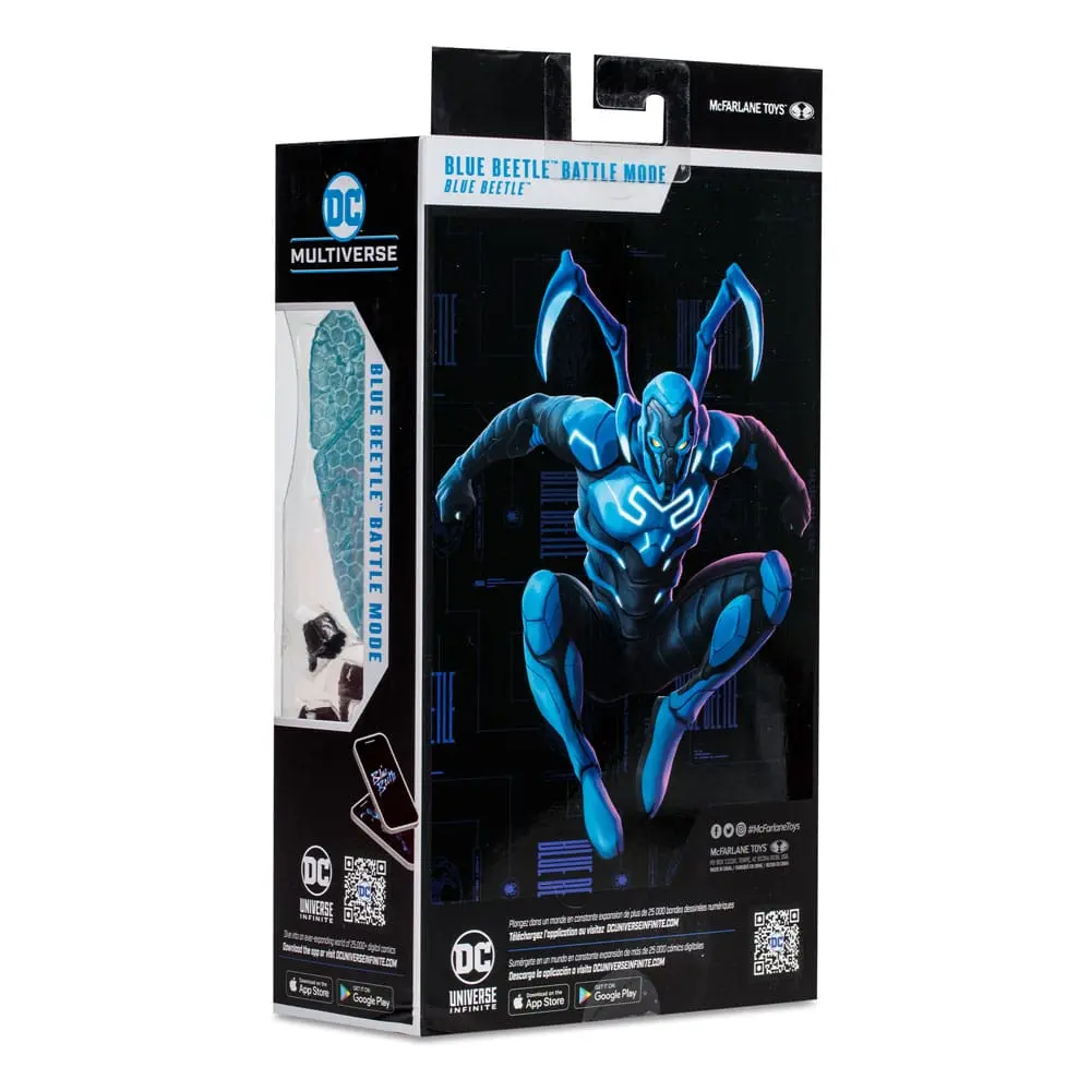 DC Blue Beetle figurina de actiune Blue Beetle (Battle Mode) 18 cm poza produsului