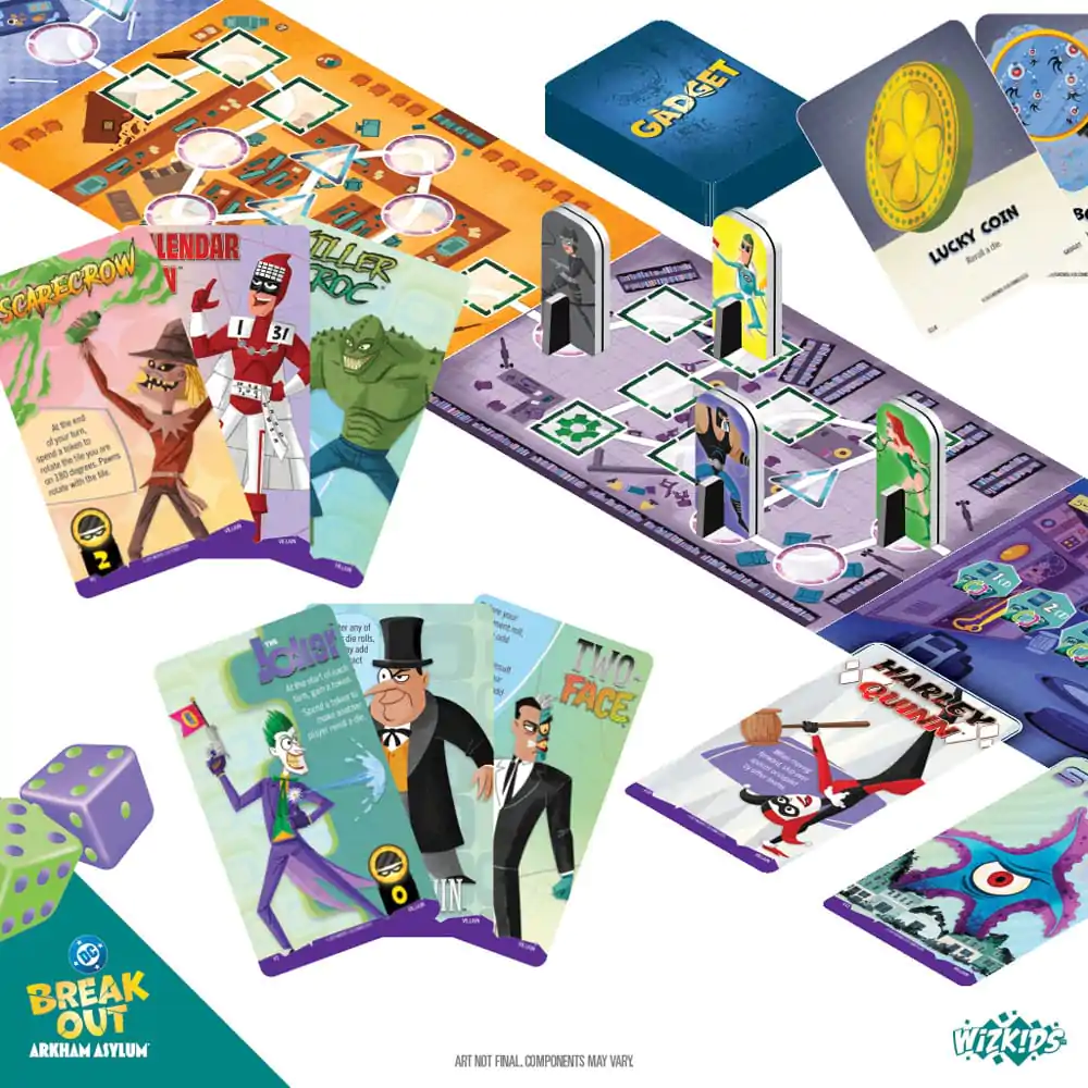 DC Breakout: Arkham Asylum Card Game Versiune in Engleza poza produsului