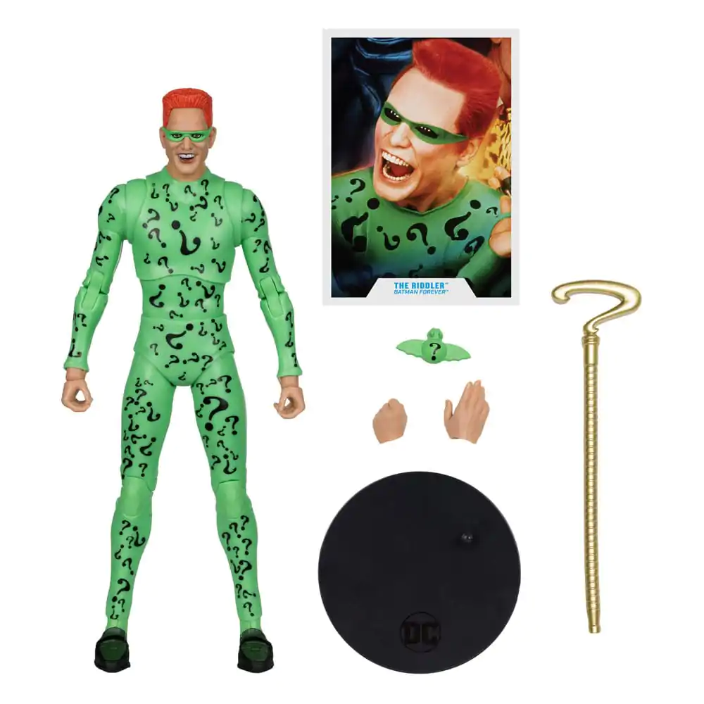 DC Build A Megafig Figura de actiune Batman Forever The Riddler (Gold Label) 18 cm poza produsului