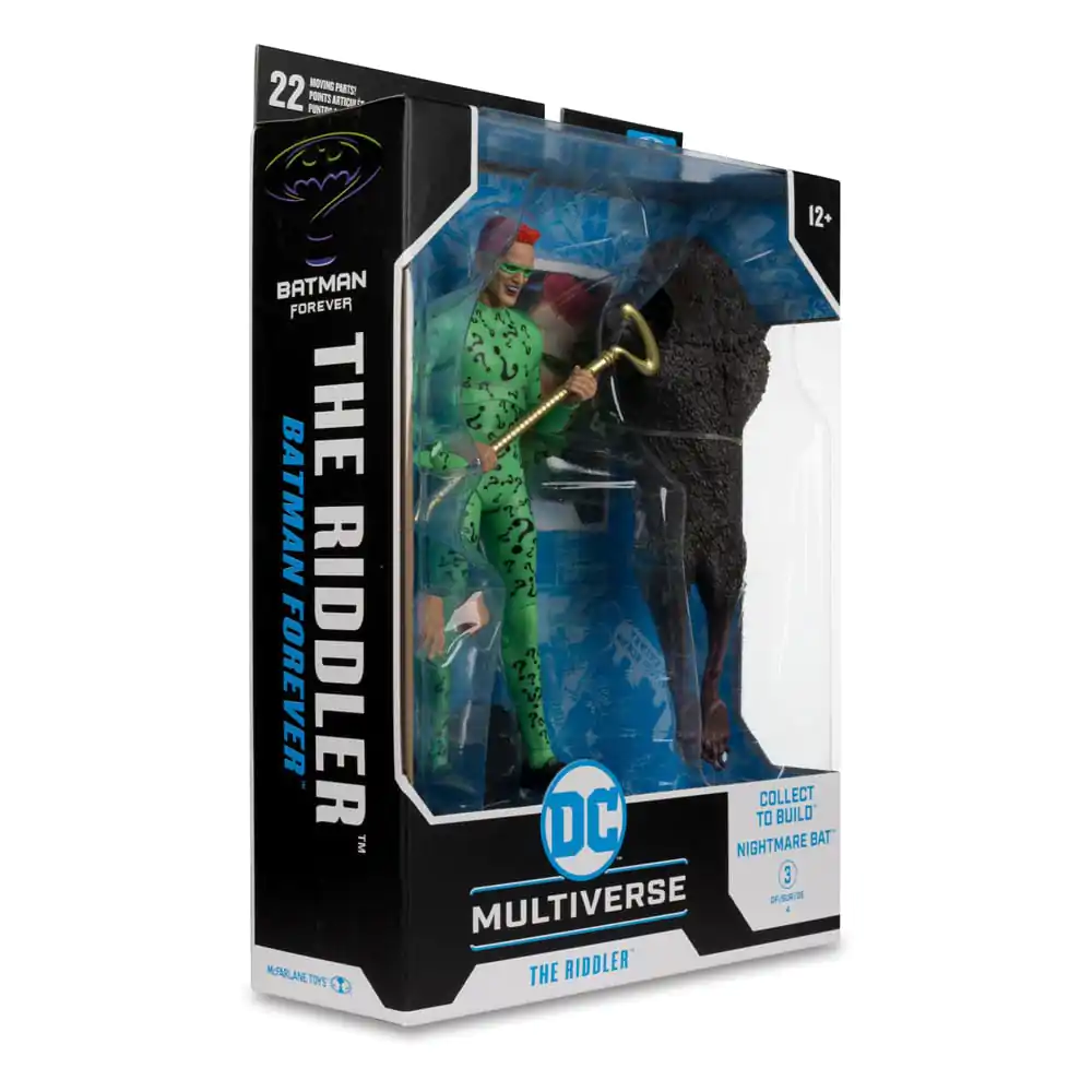 DC Build A Megafig Figura de actiune Batman Forever The Riddler (Gold Label) 18 cm poza produsului