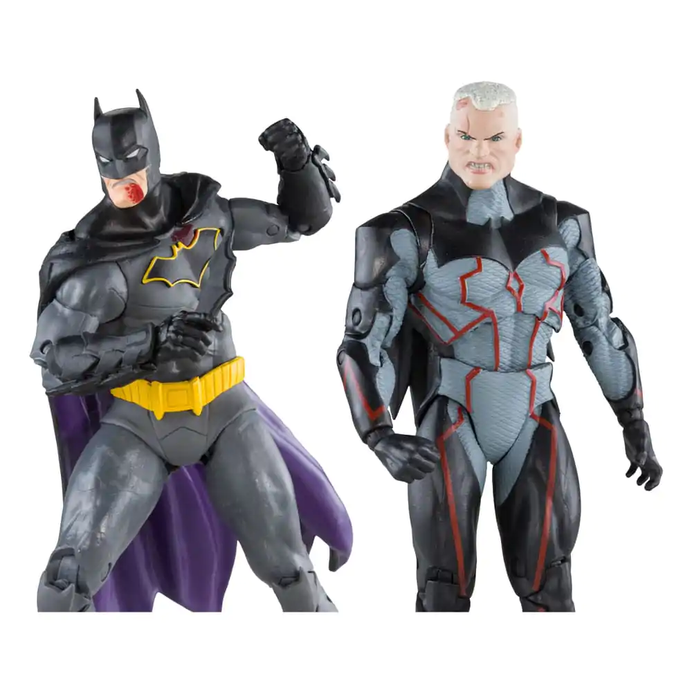 DC Collector Figurine de acțiune Pachet de 2 Omega (Unmasked) & Batman (Bloody)(Gold Label) 18 cm [AMBALAJ DETERIORAT] poza produsului