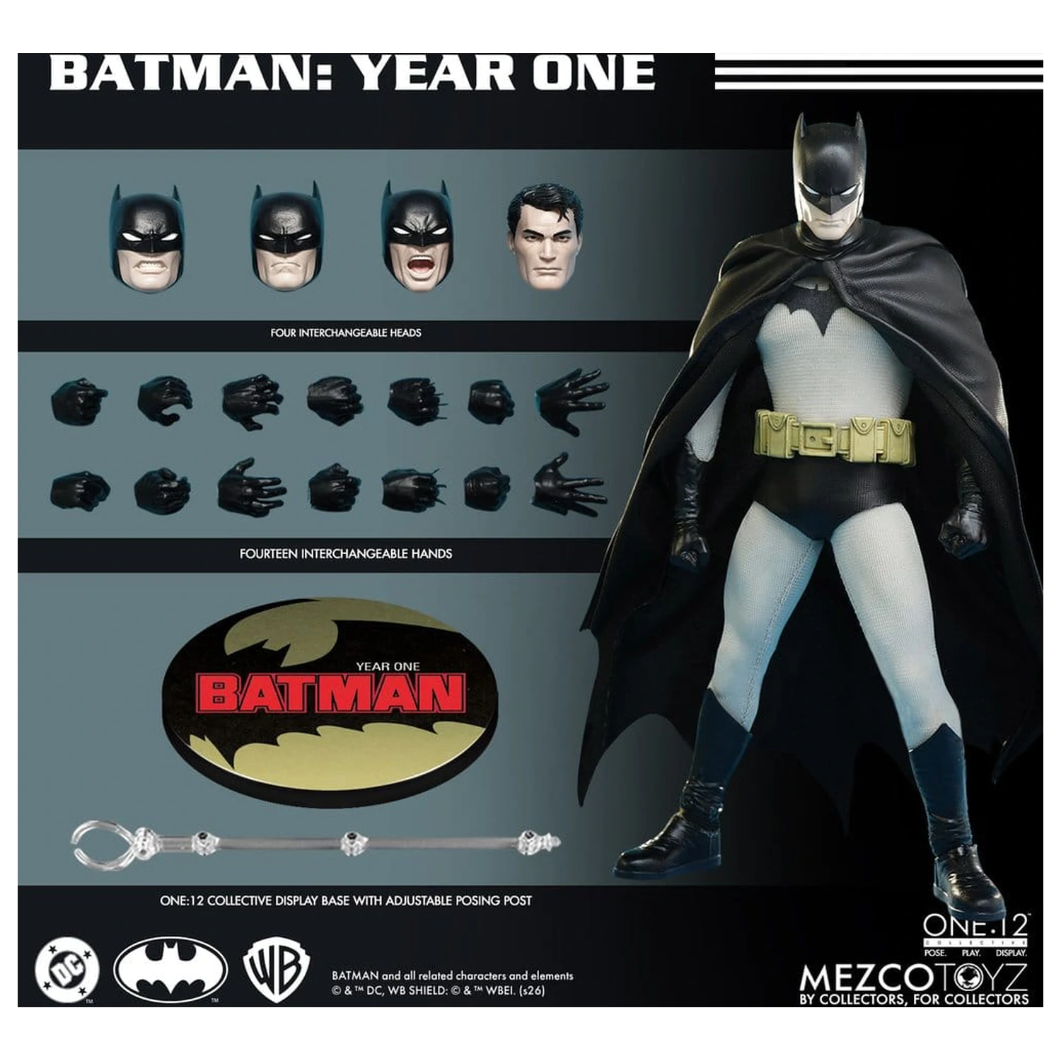 Figurina de actiune DC Comics 1/12 Batman: Year One 17 cm poza produsului
