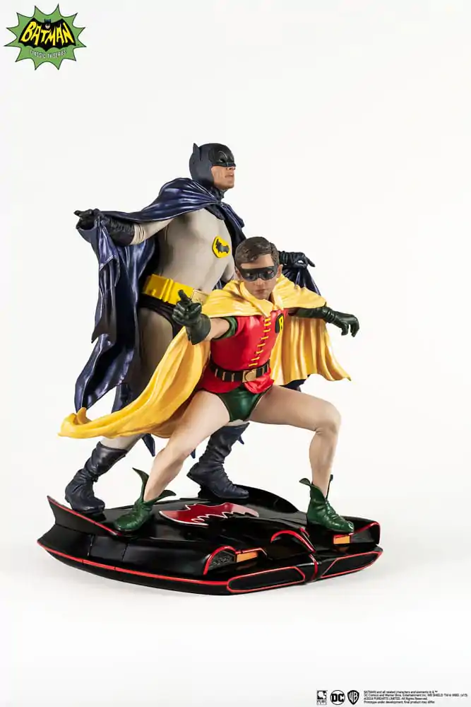 Statuie Diorama PVC DC Comics 1/8 Batman & Robin 1966 23 cm poza produsului