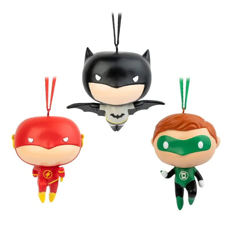 DC Comics Set 3 Ornamente de Crăciun poza produsului