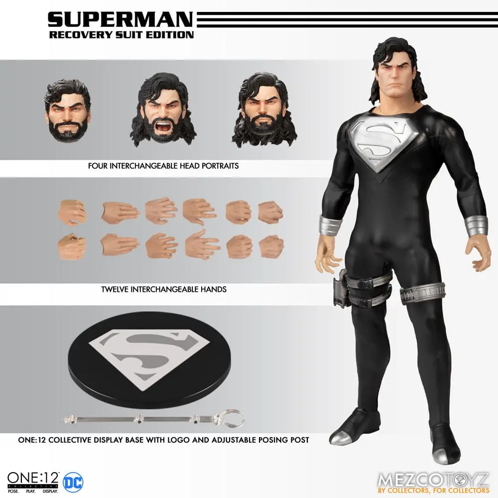 Figurină de acțiune DC Comics 1/12 Superman (Ediția Costum de Recuperare) 16 cm poza produsului