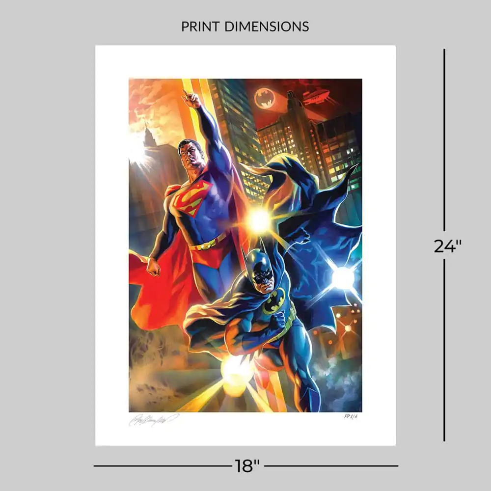 DC Comics Art Print Batman & Superman: World's Finest 61 x 46 cm - neînrămat poza produsului