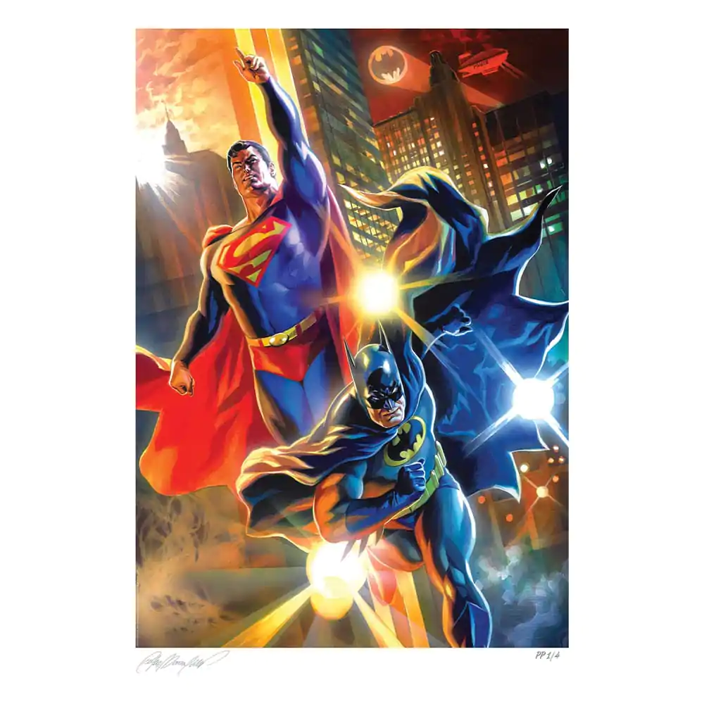 DC Comics Art Print Batman & Superman: World's Finest 61 x 46 cm - neînrămat poza produsului