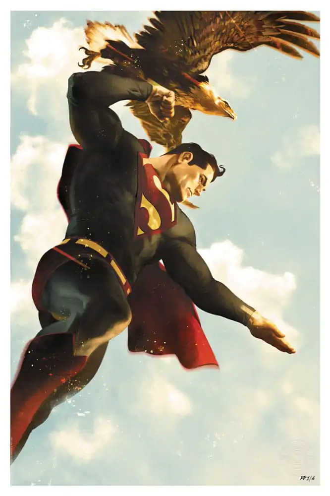 DC Comics Art Print Superman 61 x 41 cm - neincadrat poza produsului