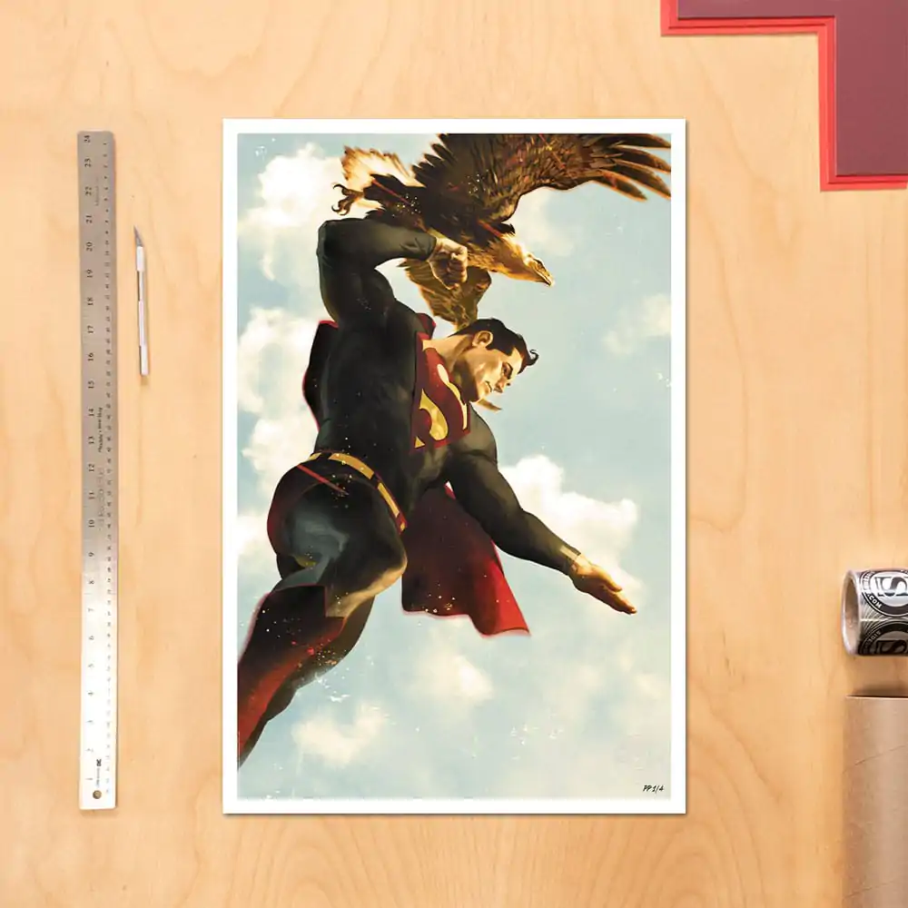 DC Comics Art Print Superman 61 x 41 cm - neincadrat poza produsului