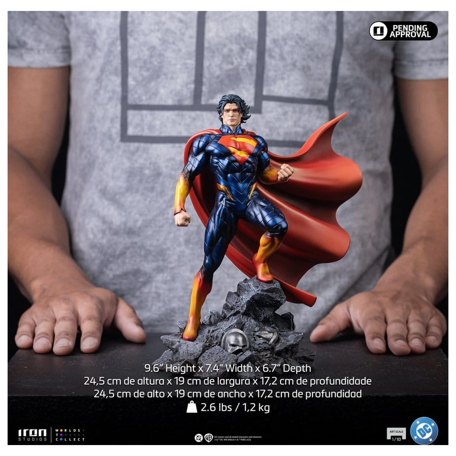 DC Comics Art Scale Statuie 1/10 Superman Absolute 25 cm poza produsului