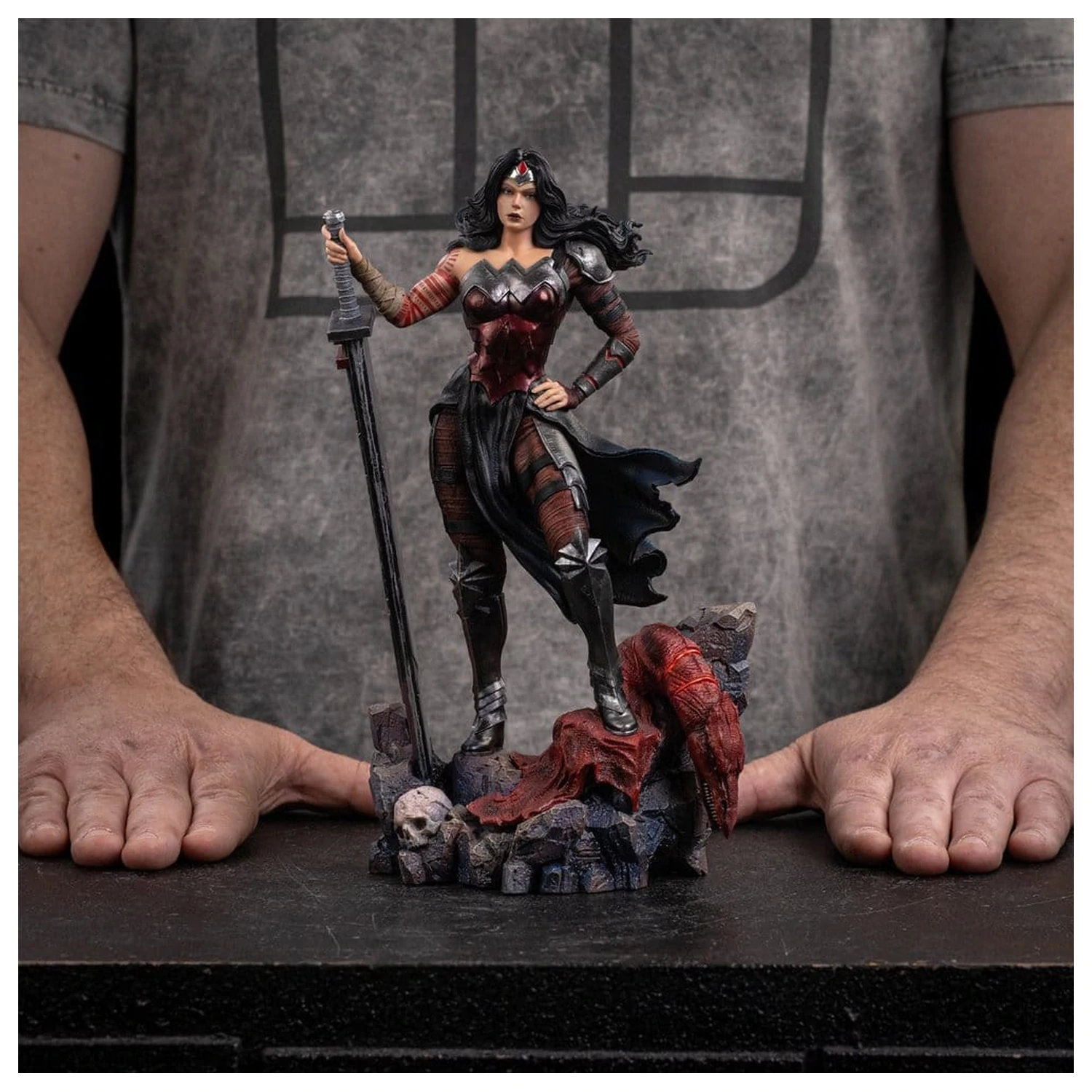 DC Comics Art Scale Statuie 1/10 Wonder Woman Absolute 25 cm poza produsului