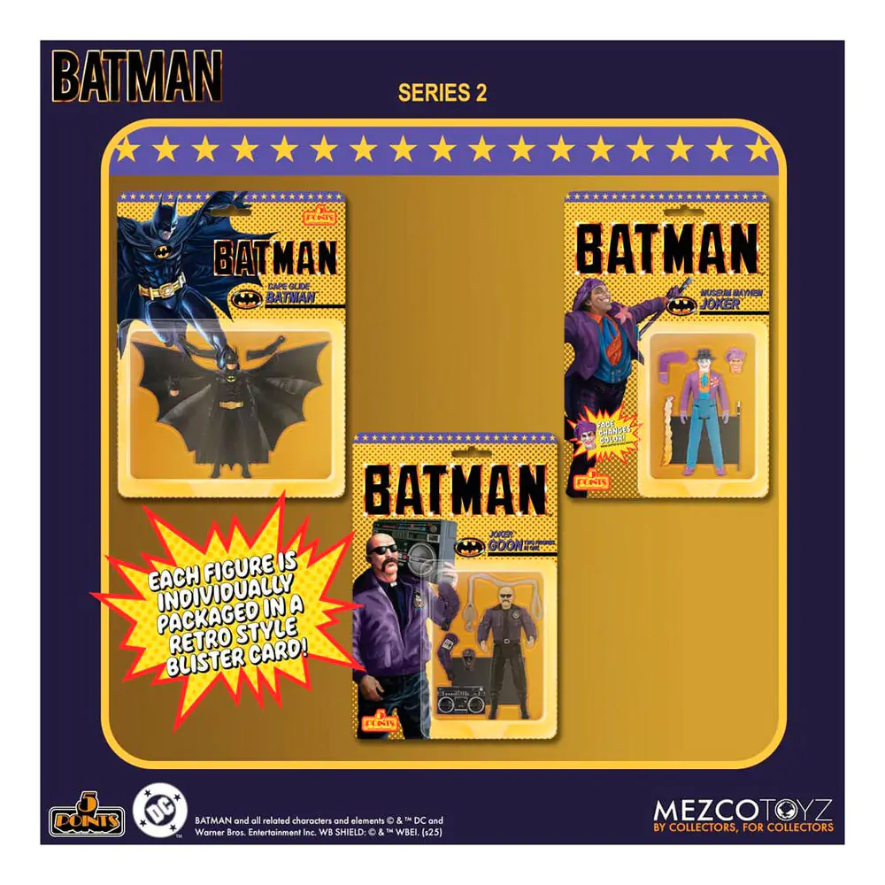 DC Comics Batman 1989 Series 2 The Joker Museum Mayhem figurina 9,5 cm poza produsului