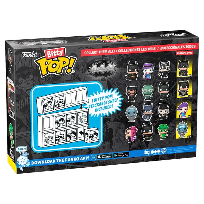 DC Comics Batman 85th Anniversary Bitty Funko POP! Figurina Vinil Set 4 Piese Selina Kyle poza produsului