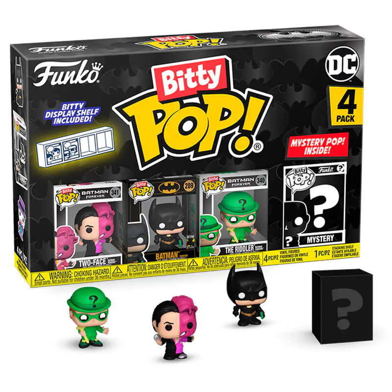 DC Comics Batman 85th Anniversary Bitty Funko POP! Figurină de vinil Set de 4 piese Two-Face poza produsului