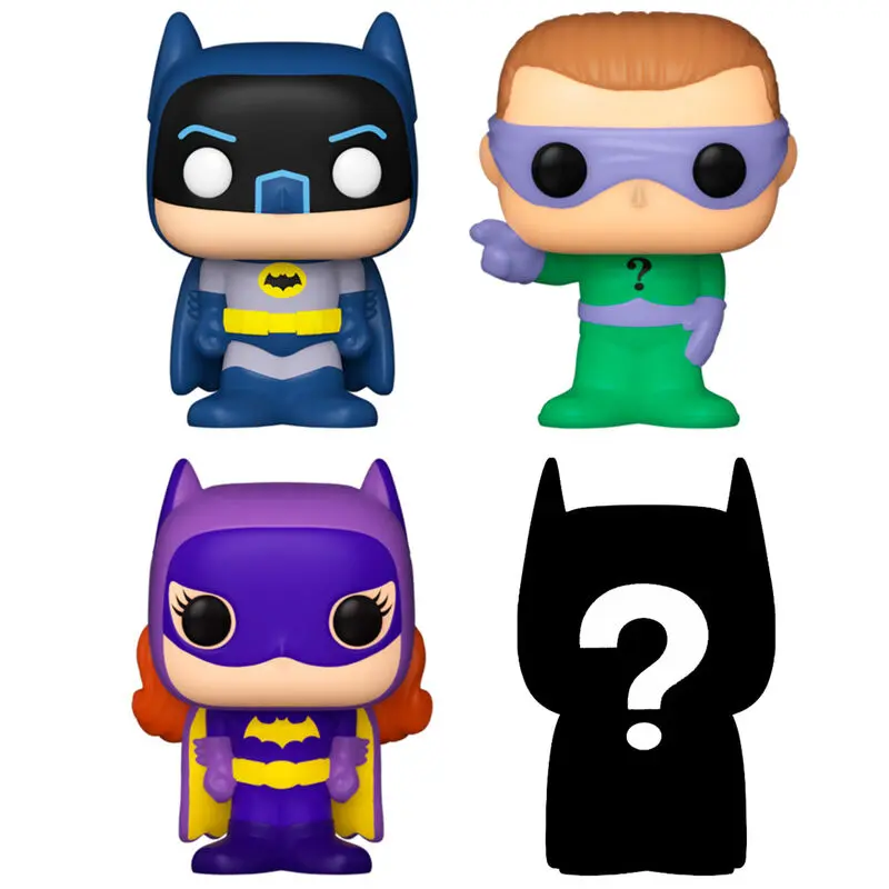 DC Bitty POP! Figurină Vinyl 4-Pack Batman Adam West 2,5 cm poza produsului