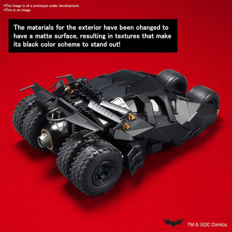 DC comics Batman Begins Batmobile kit model de masina figura 1/35 poza produsului