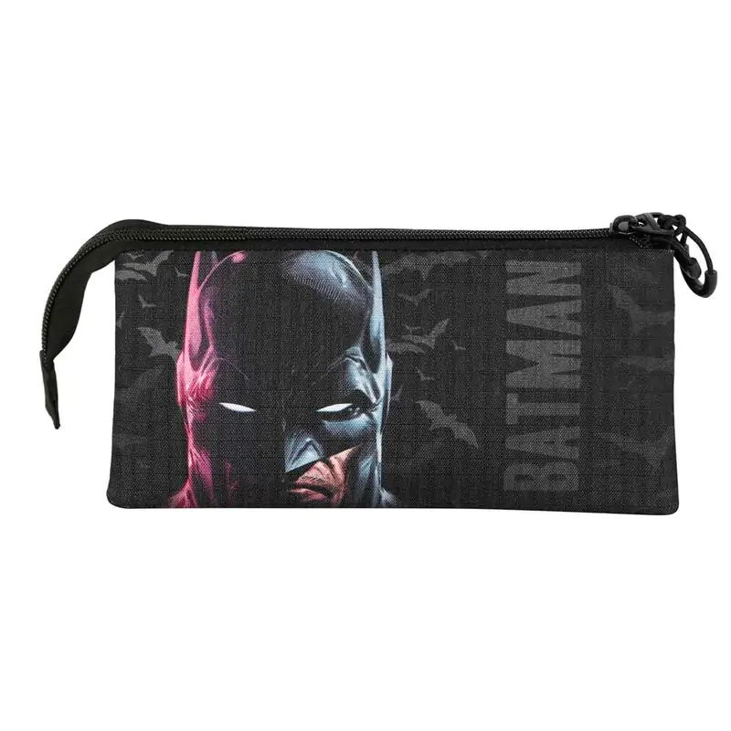 DC Comics Batman Face etui triplu pentru creioane poza produsului