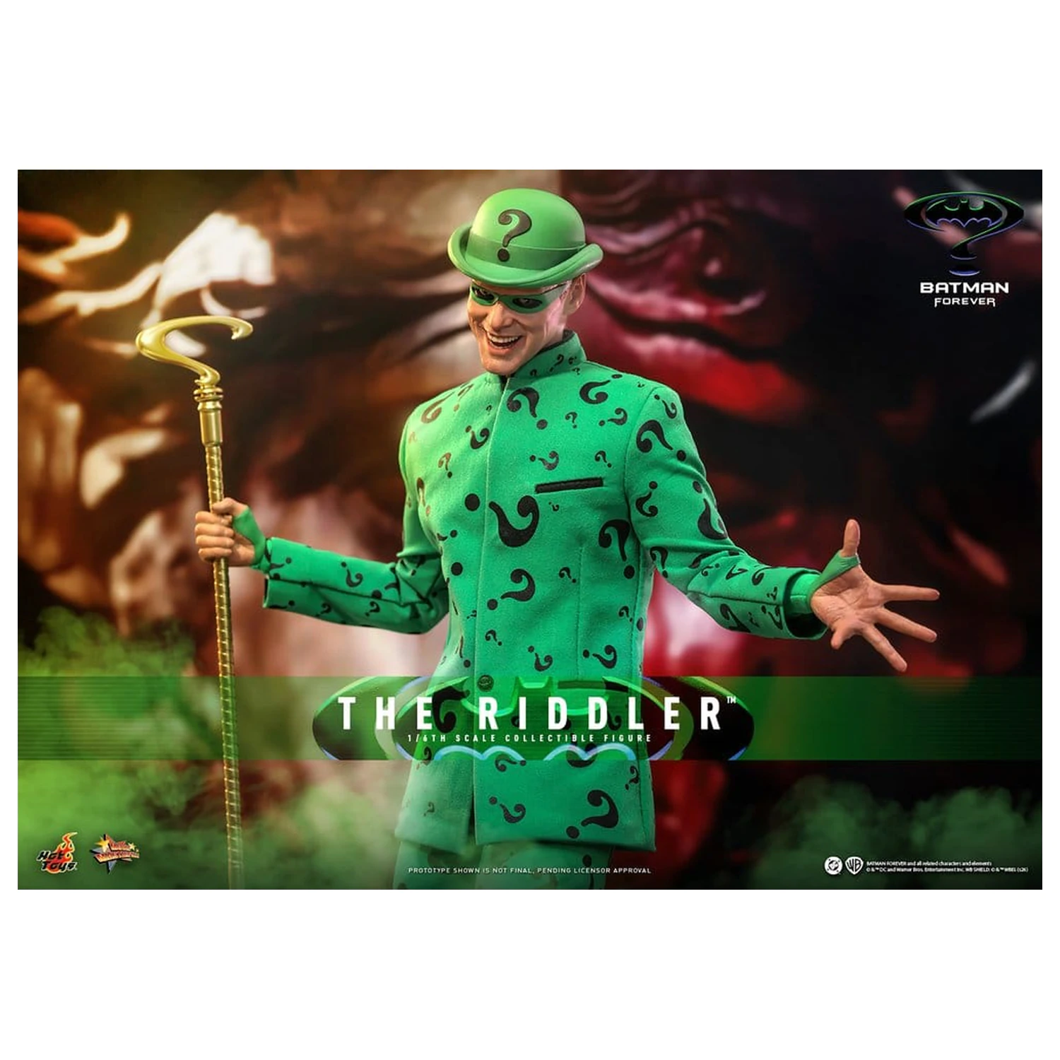 Figurina de actiune DC Comics Batman Forever Movie Masterpiece 1/6 Riddler 31 cm poza produsului
