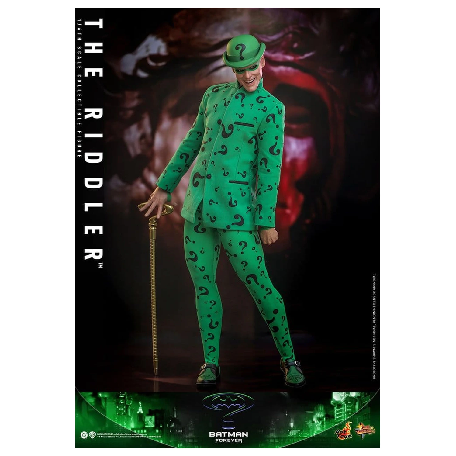 Figurina de actiune DC Comics Batman Forever Movie Masterpiece 1/6 Riddler 31 cm poza produsului