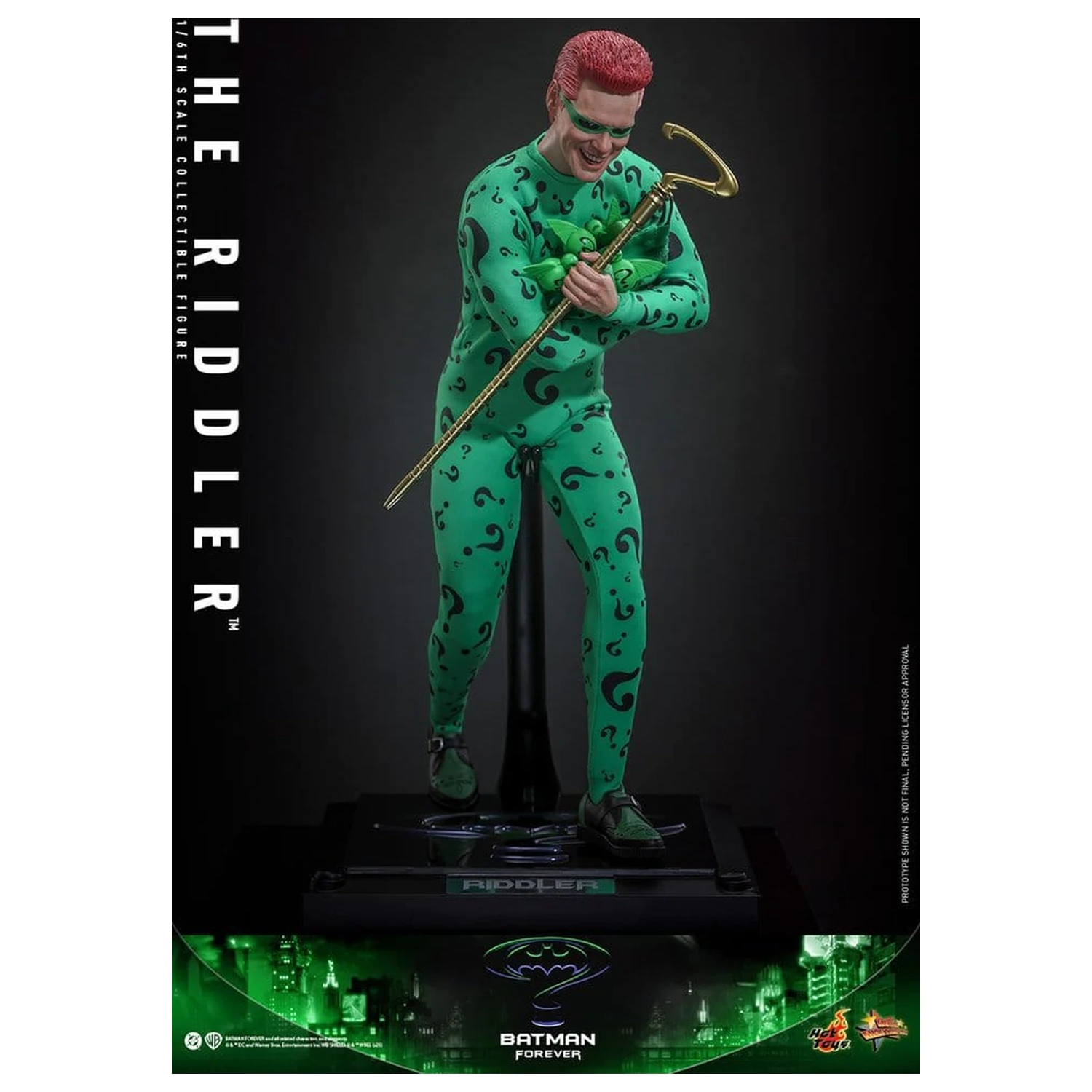 Figurina de actiune DC Comics Batman Forever Movie Masterpiece 1/6 Riddler 31 cm poza produsului