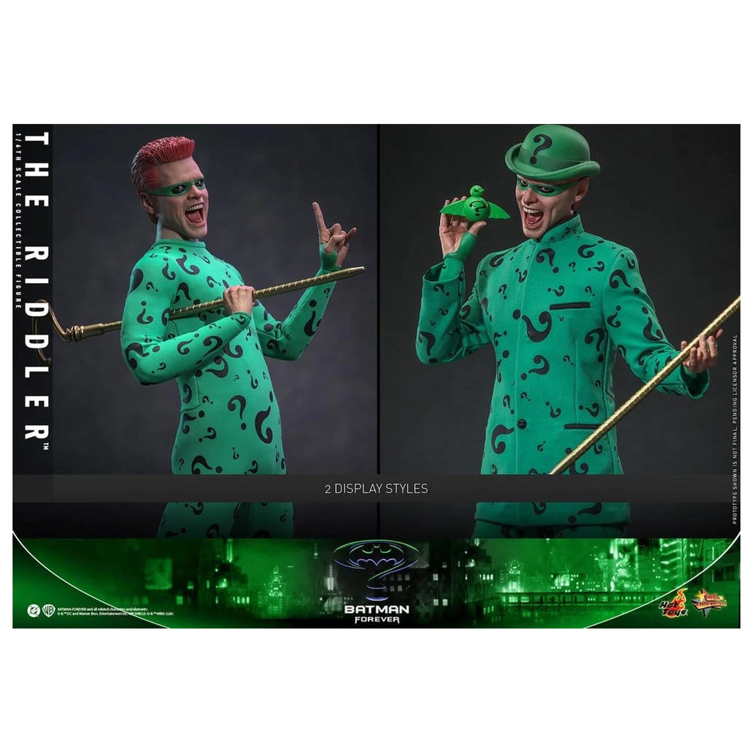 Figurina de actiune DC Comics Batman Forever Movie Masterpiece 1/6 Riddler 31 cm poza produsului