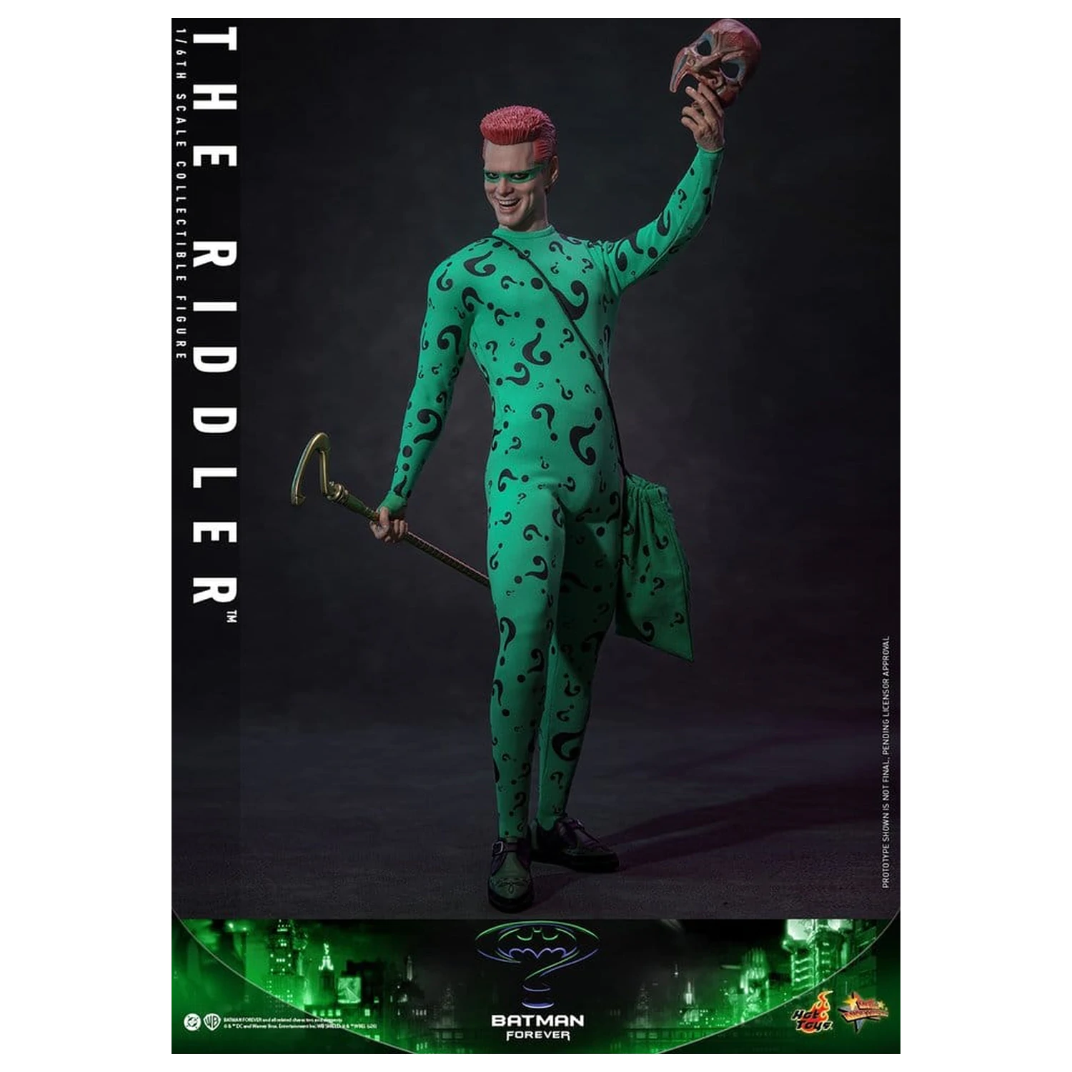 Figurina de actiune DC Comics Batman Forever Movie Masterpiece 1/6 Riddler 31 cm poza produsului