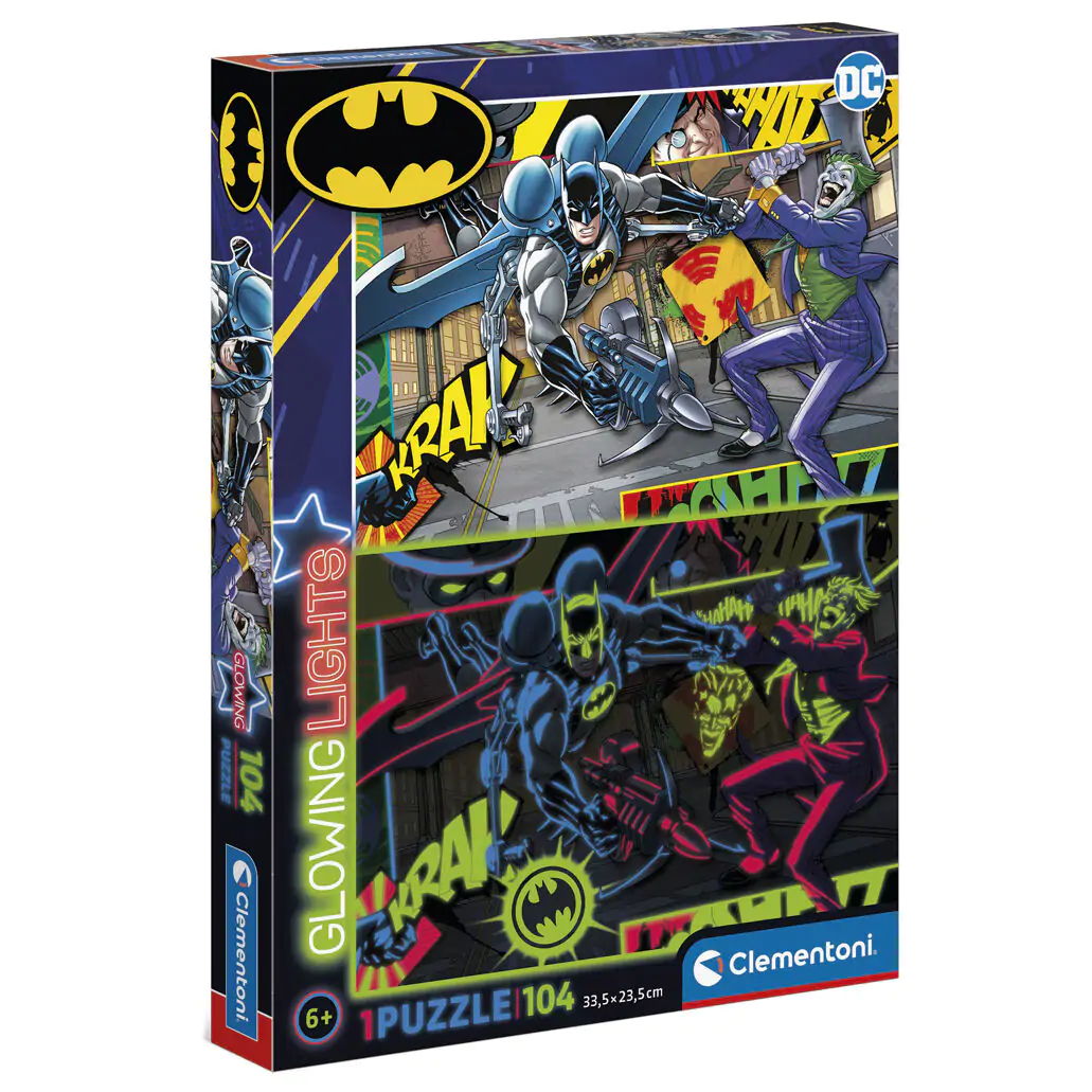 DC Comics Batman puzzle strălucitor 104 piese poza produsului