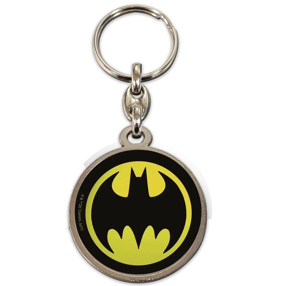 DC Comics Breloc Metal Batman Logo 7 cm poza produsului