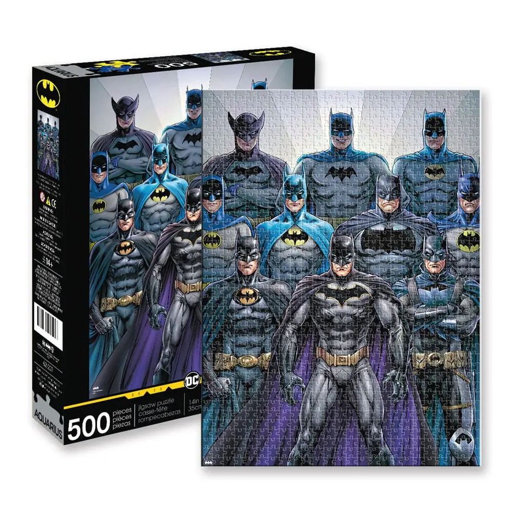 DC Comics Puzzle Jigsaw Batman Suits (500 piese) poza produsului