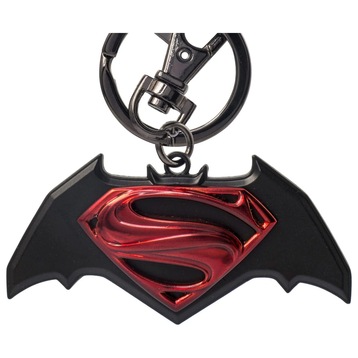 DC Comics Breloc din Cositor Batman vs. Superman Logo poza produsului