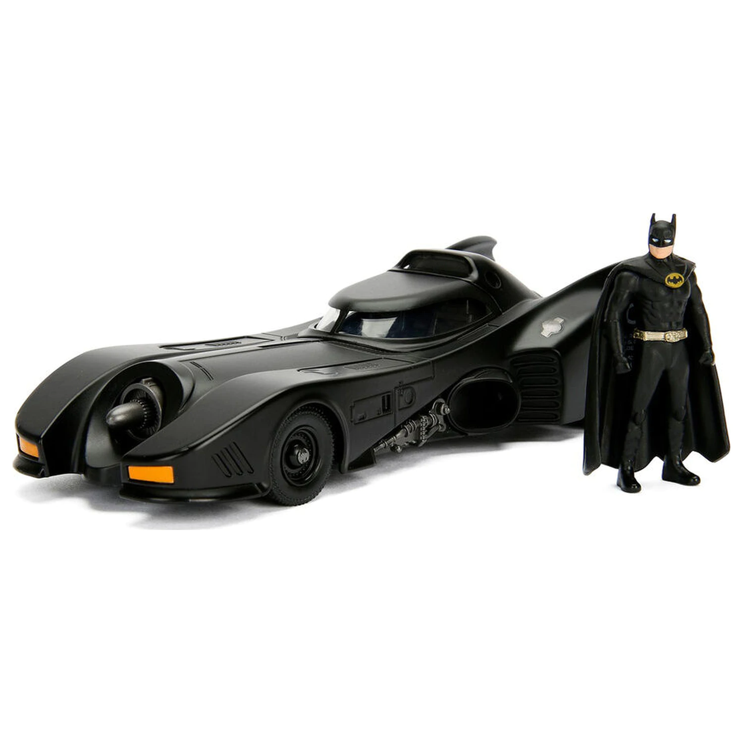 DC Comics Batmovil masina metalica + set figurina Batman poza produsului