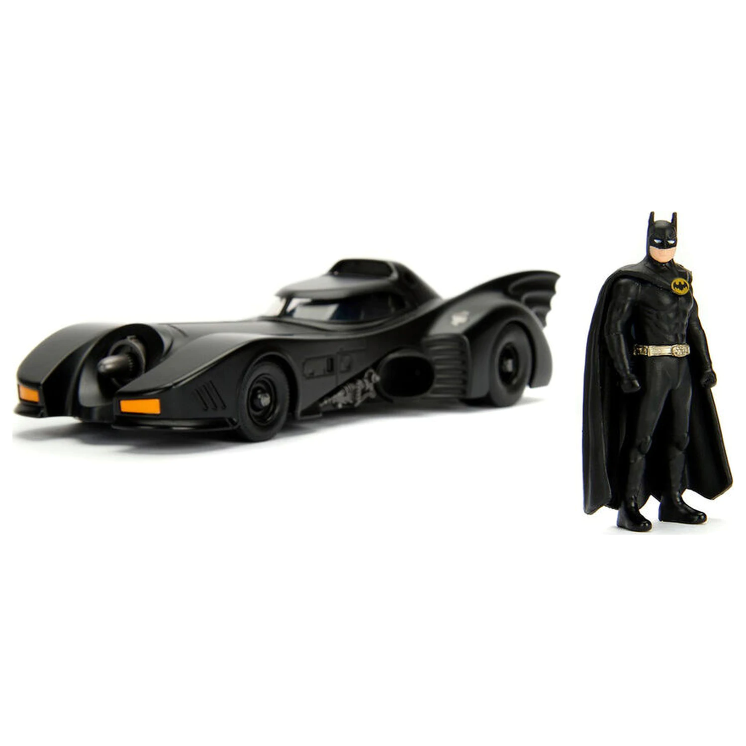DC Comics Batmovil masina metalica + set figurina Batman poza produsului