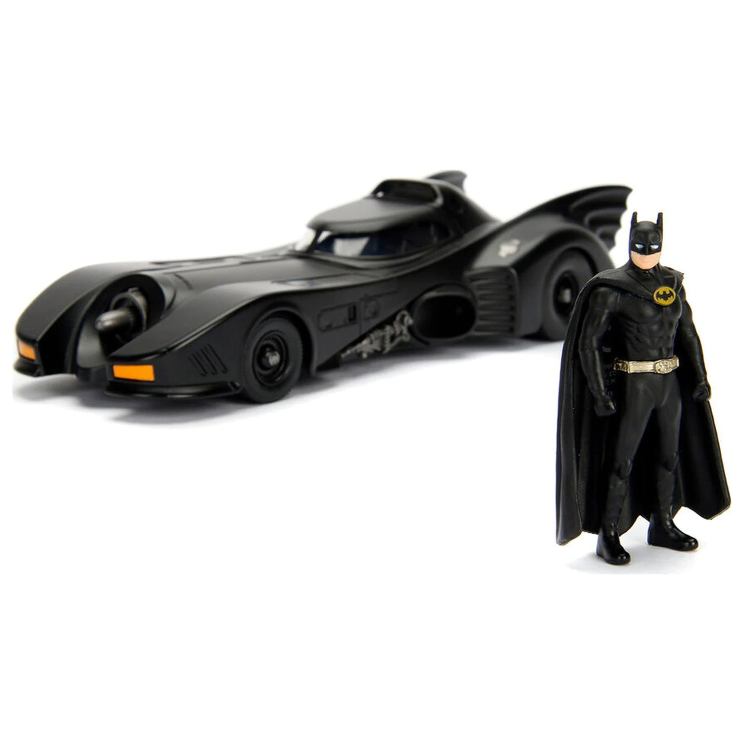 DC Comics Batmovil masina metalica + set figurina Batman poza produsului