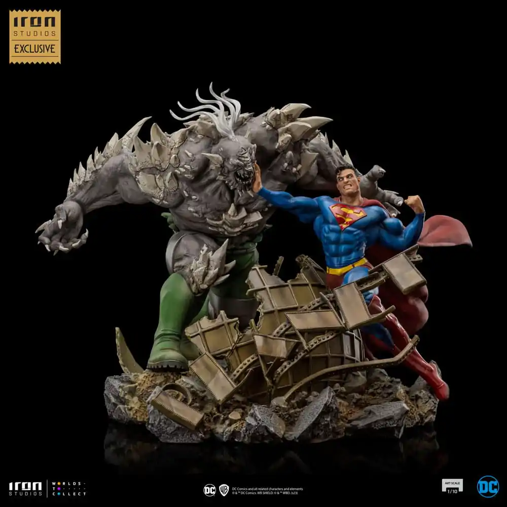 Statuie Scară de Artă BDS 1/10 Superman vs Doomsday heo EU Exclusive 30 cm poza produsului