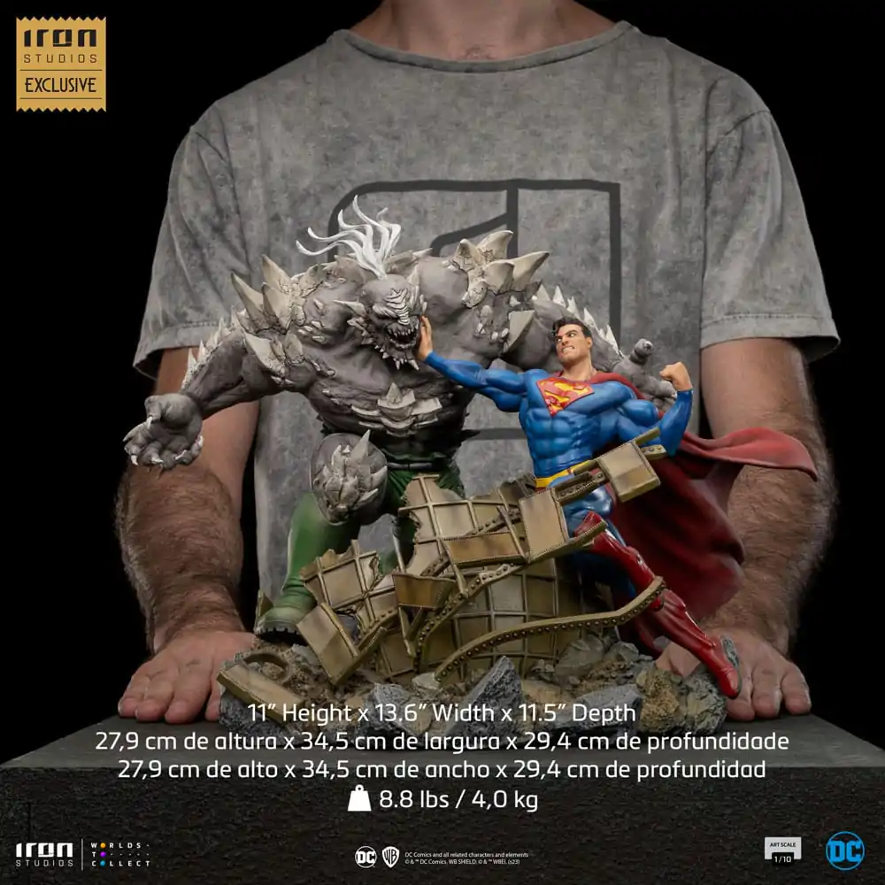 Statuie Scară de Artă BDS 1/10 Superman vs Doomsday heo EU Exclusive 30 cm poza produsului