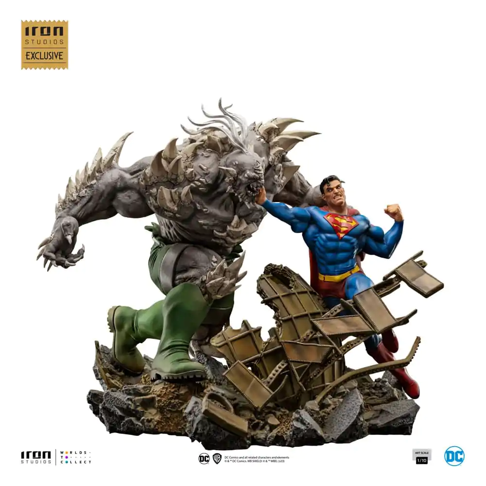 Statuie Scară de Artă BDS 1/10 Superman vs Doomsday heo EU Exclusive 30 cm poza produsului