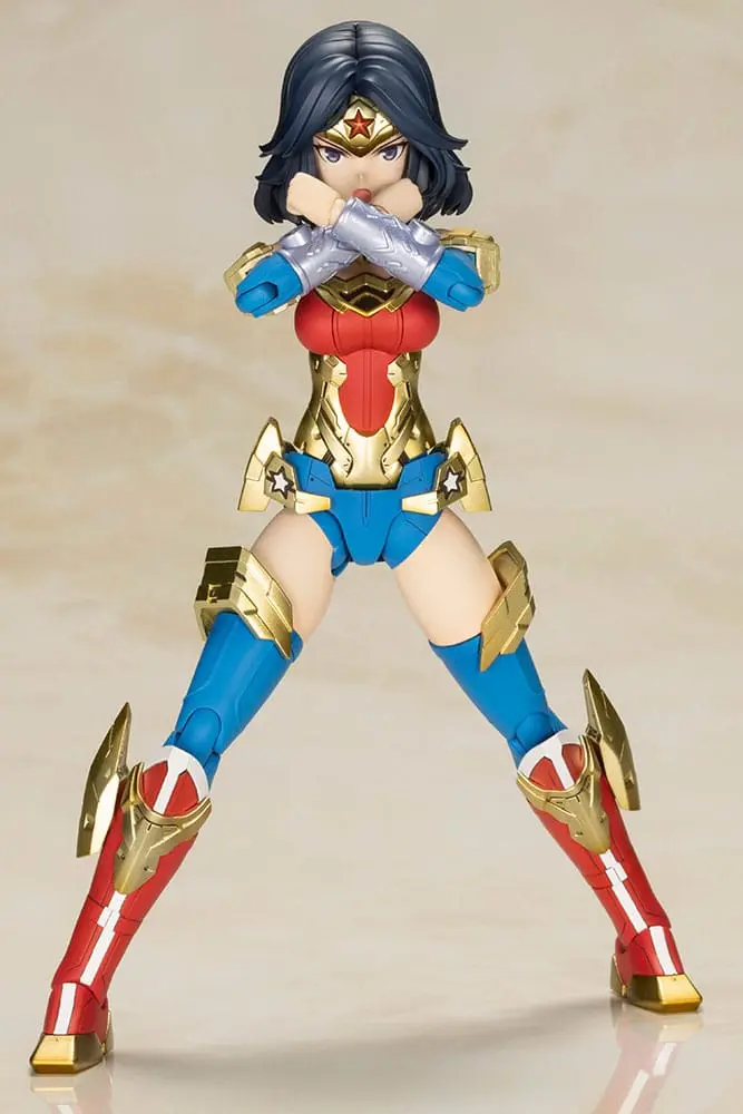 DC Comics Cross Frame Girl Plastic Model Kit Wonder Woman Humikane Shimada Ver. 16 cm poza produsului