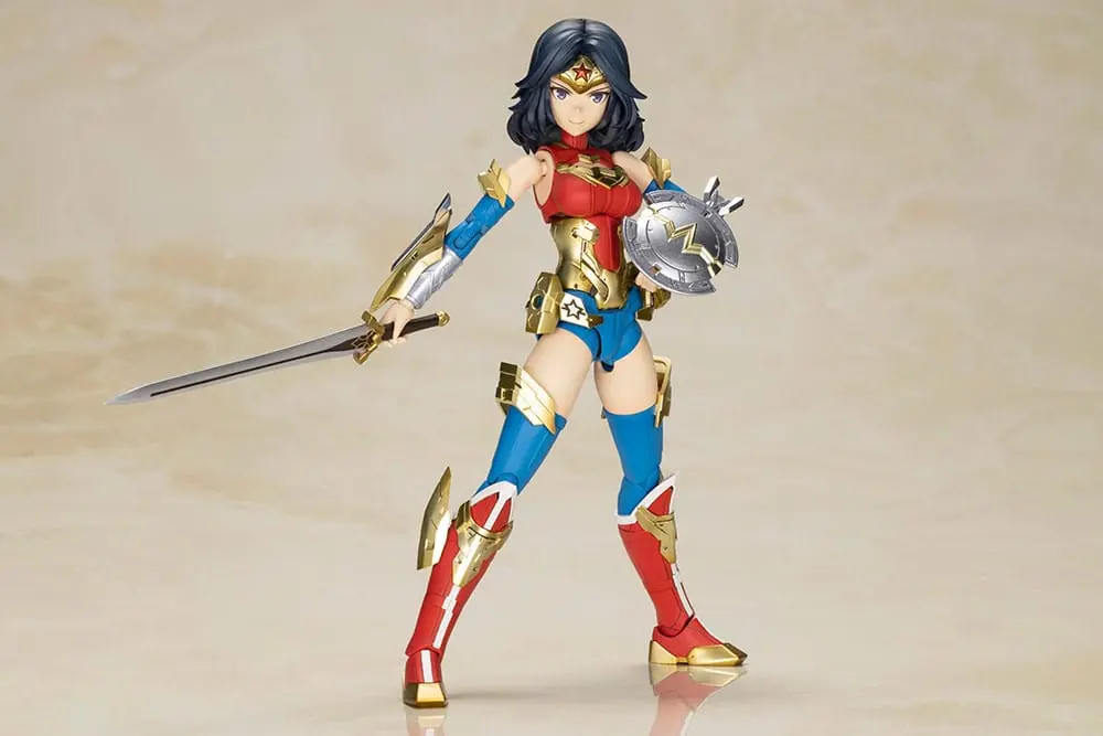 DC Comics Cross Frame Girl Plastic Model Kit Wonder Woman Humikane Shimada Ver. 16 cm poza produsului