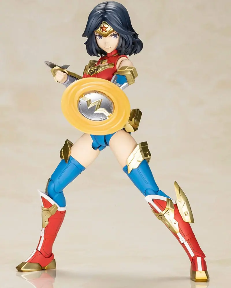 DC Comics Cross Frame Girl Plastic Model Kit Wonder Woman Humikane Shimada Ver. 16 cm poza produsului