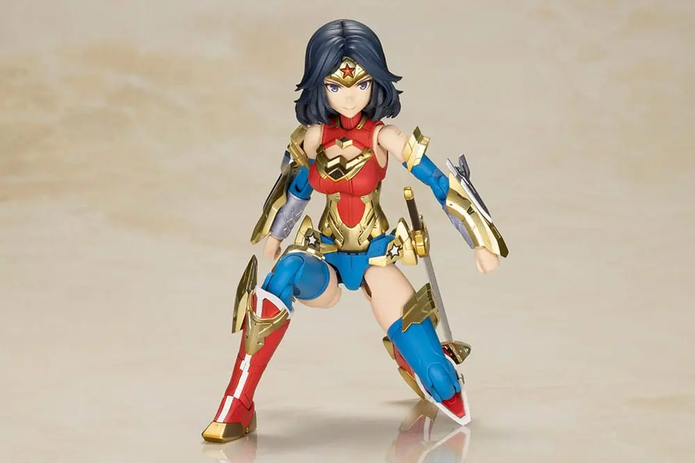 DC Comics Cross Frame Girl Plastic Model Kit Wonder Woman Humikane Shimada Ver. 16 cm poza produsului