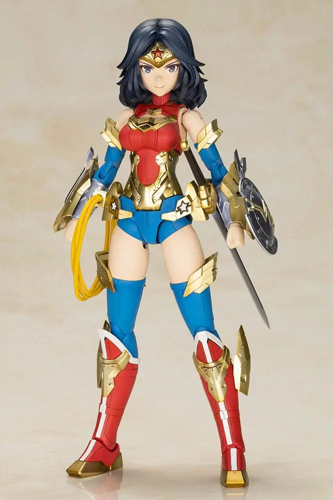 DC Comics Cross Frame Girl Plastic Model Kit Wonder Woman Humikane Shimada Ver. 16 cm poza produsului