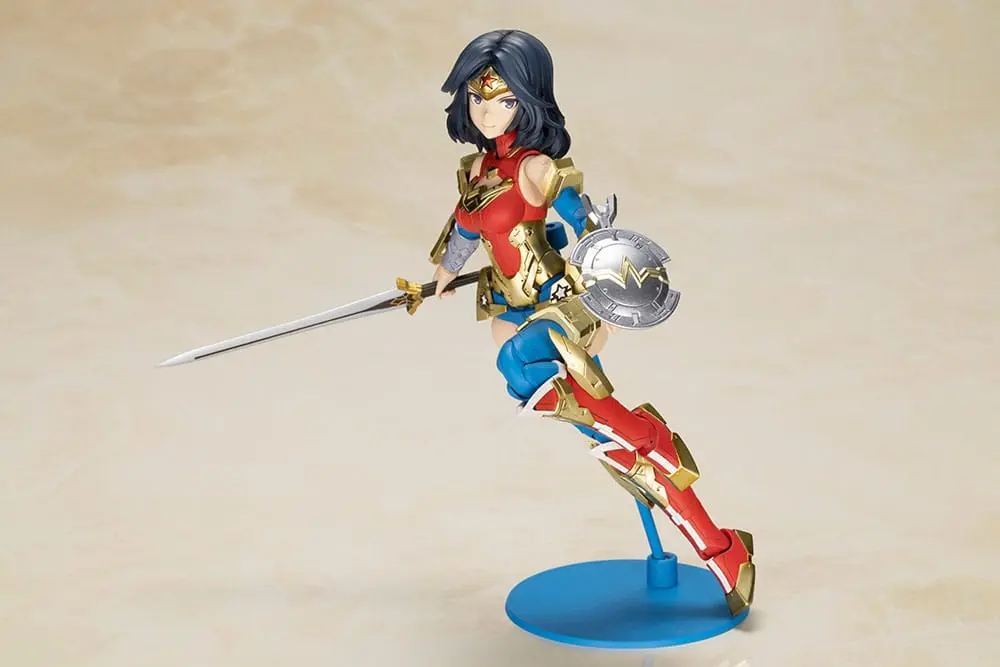 DC Comics Cross Frame Girl Plastic Model Kit Wonder Woman Humikane Shimada Ver. 16 cm poza produsului