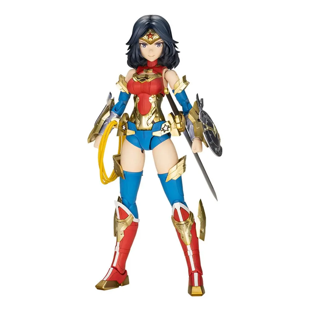 DC Comics Cross Frame Girl Plastic Model Kit Wonder Woman Humikane Shimada Ver. 16 cm poza produsului
