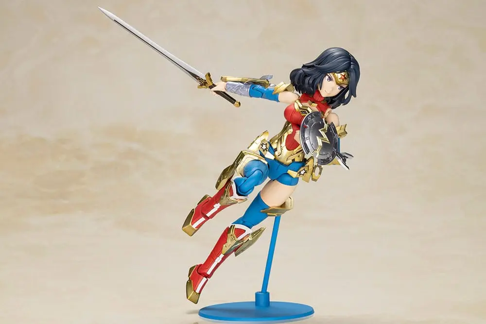 DC Comics Cross Frame Girl Plastic Model Kit Wonder Woman Humikane Shimada Ver. 16 cm poza produsului