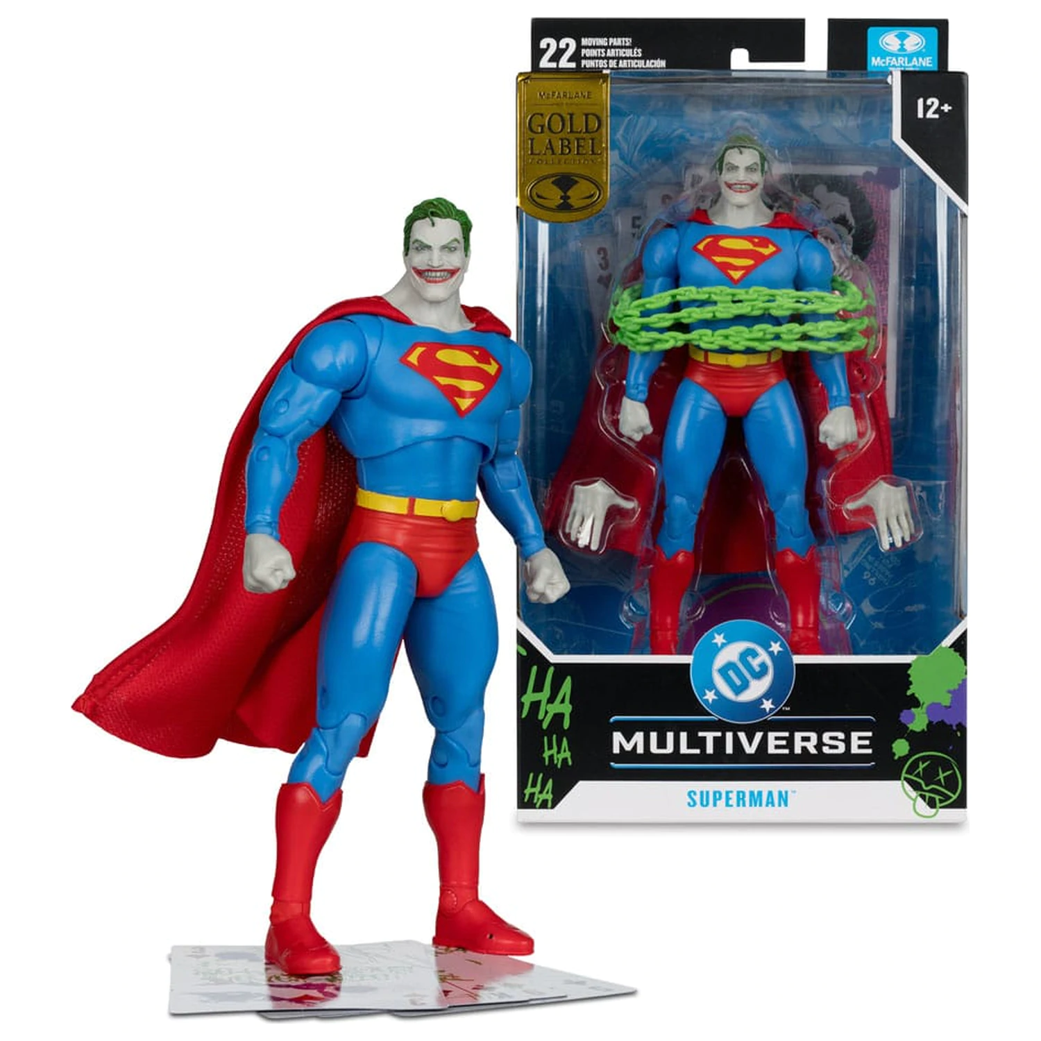 DC Comics DC Multiverse Figurina de acțiune Superman (Superman #9) (Jokerized) (Gold Label) 18 cm poza produsului