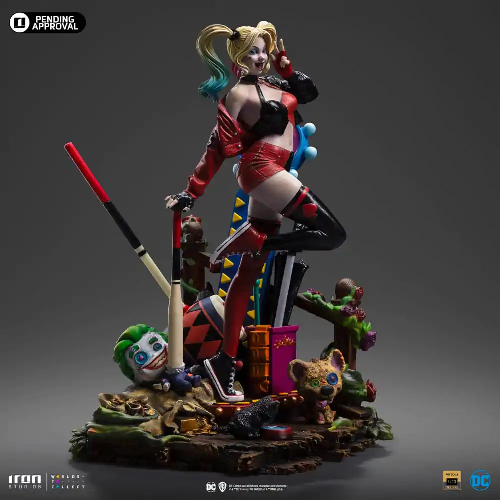 Statuie artistică de lux DC Comics 1/10 Harley Quinn (Gotham City Sirens) 22 cm poza produsului