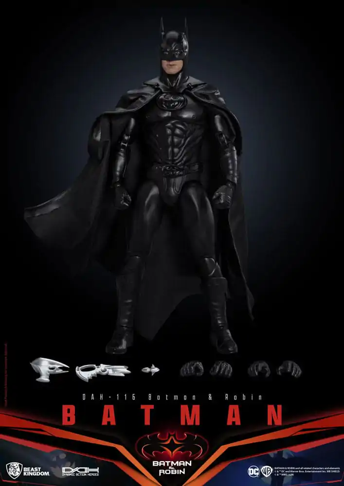 Figurină de acțiune DC Comics Dynamic 8ction Heroes 1/9 Batman (Batman & Robin) 21 cm poza produsului